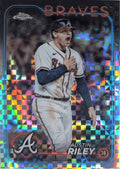 2024 Topps Chrome Austin Riley #84 X-Fractors Atlanta Braves front