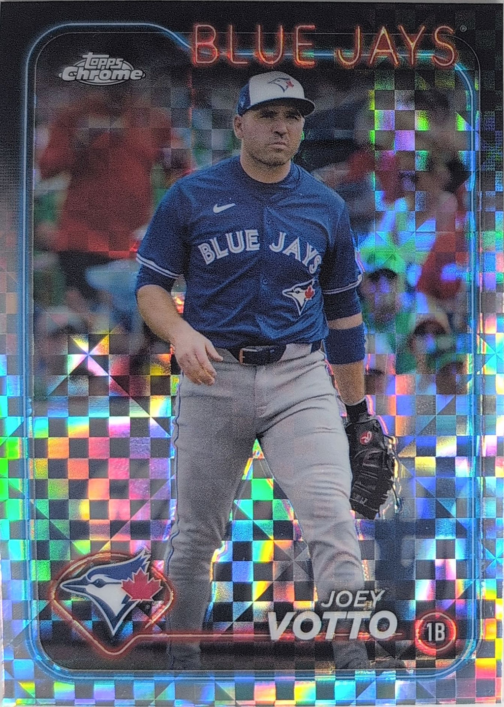 2024 Topps Chrome Joey Votto #171 X-Fractors Toronto Blue Jays front