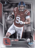 2025 Bowman University Chrome Luke Hasz #61 Ole Miss Rebels front