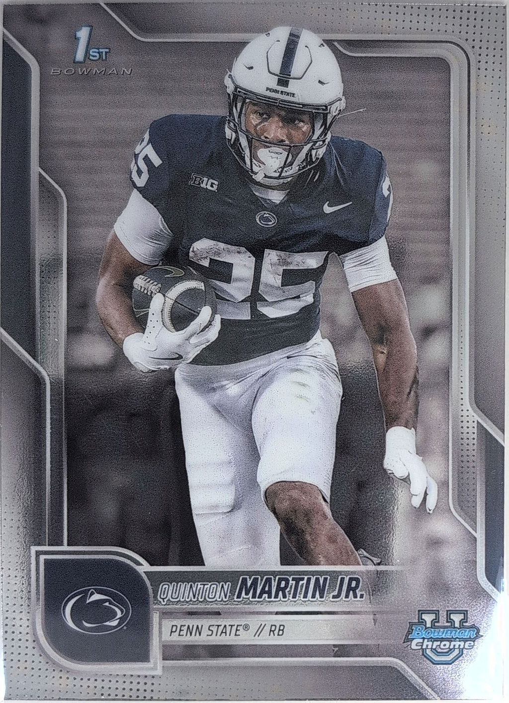 2025 Bowman University Chrome Quinton Martin Jr. #167 Penn State Nittany Lions front
