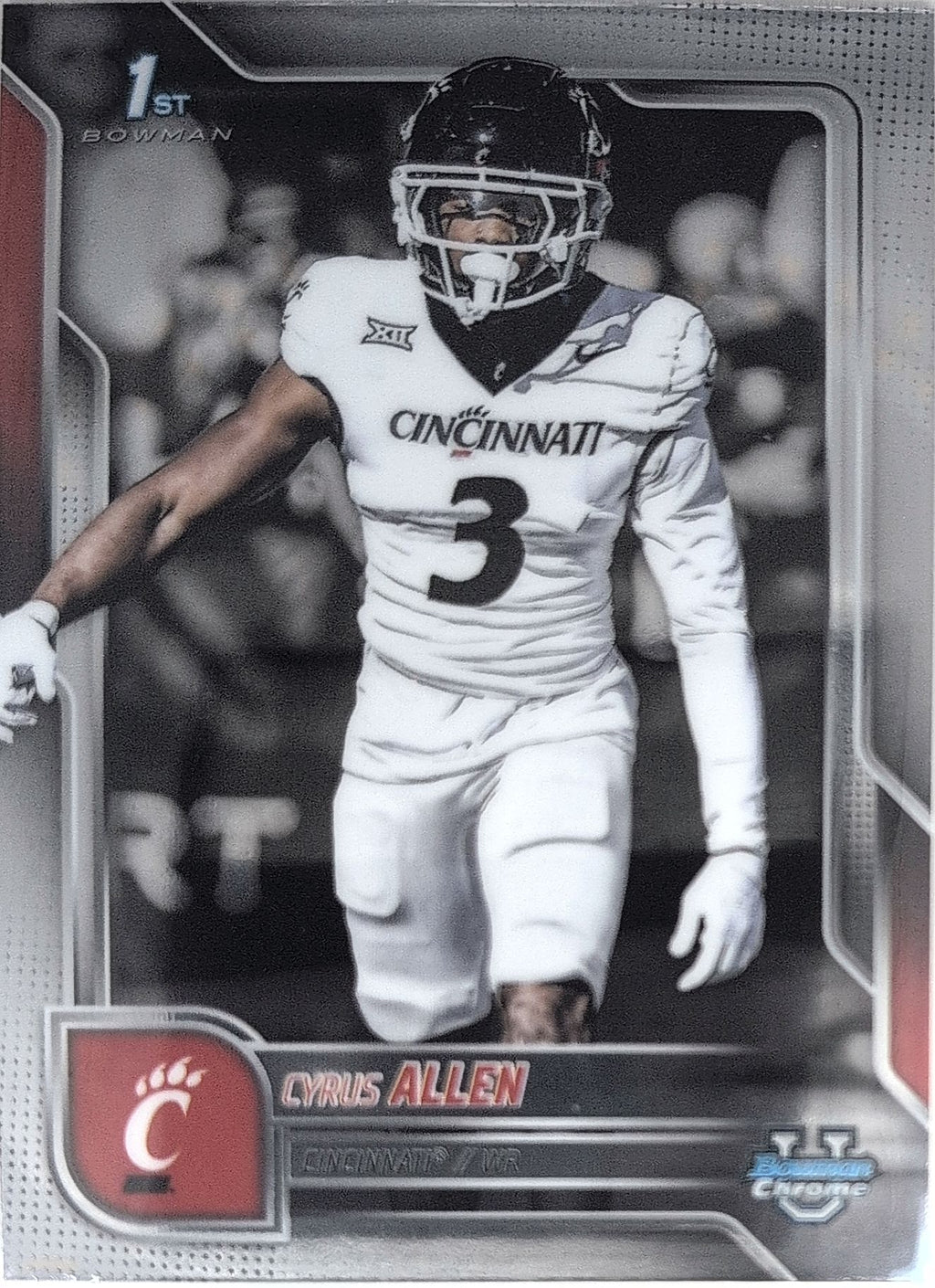 Cyrus Allen 2025 Bowman University Chrome #7 Cincinnati Bearcats