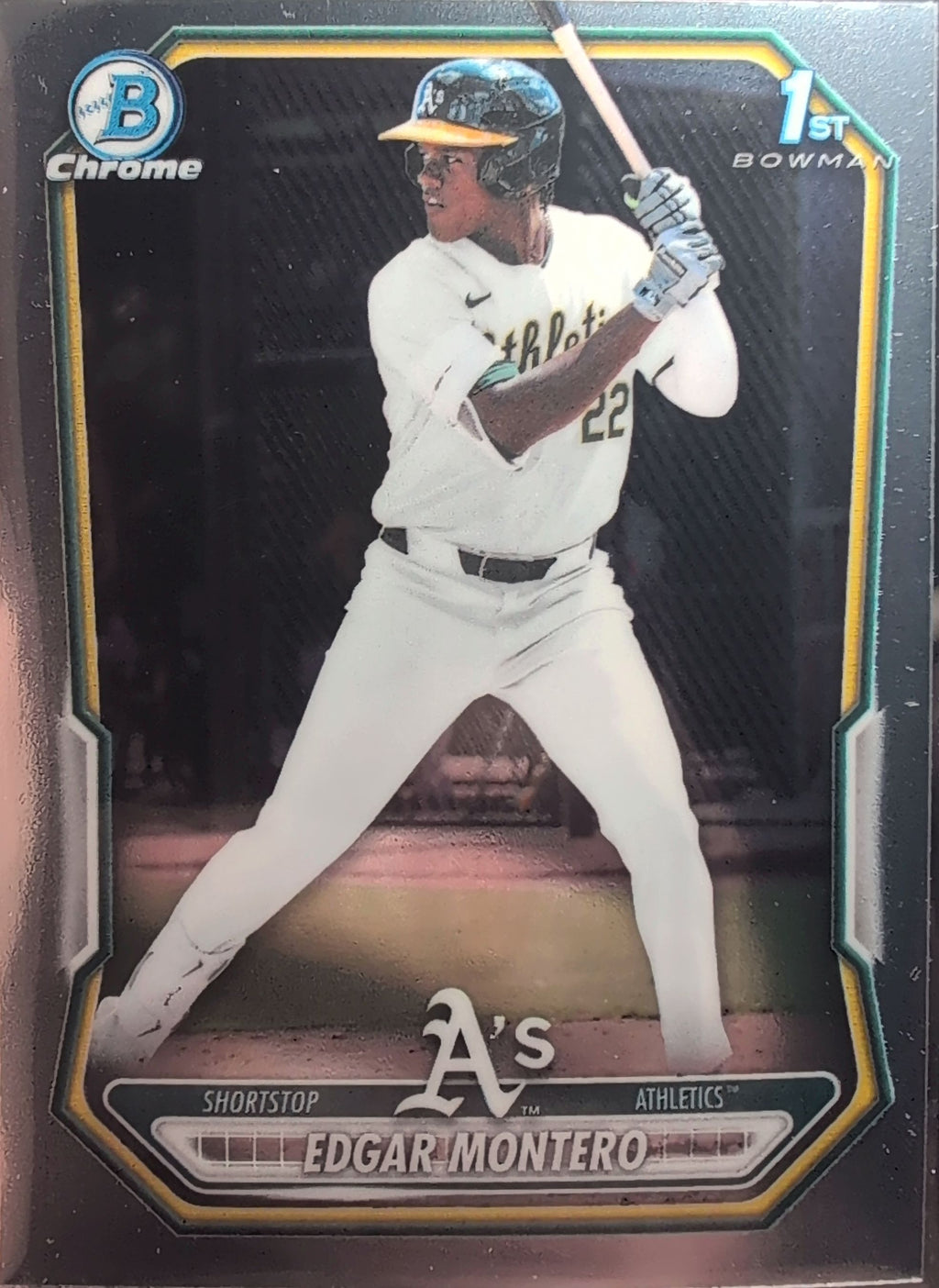 2026 Bowman Edgar Montero #BCP-139 Chrome Prospects Athletics front