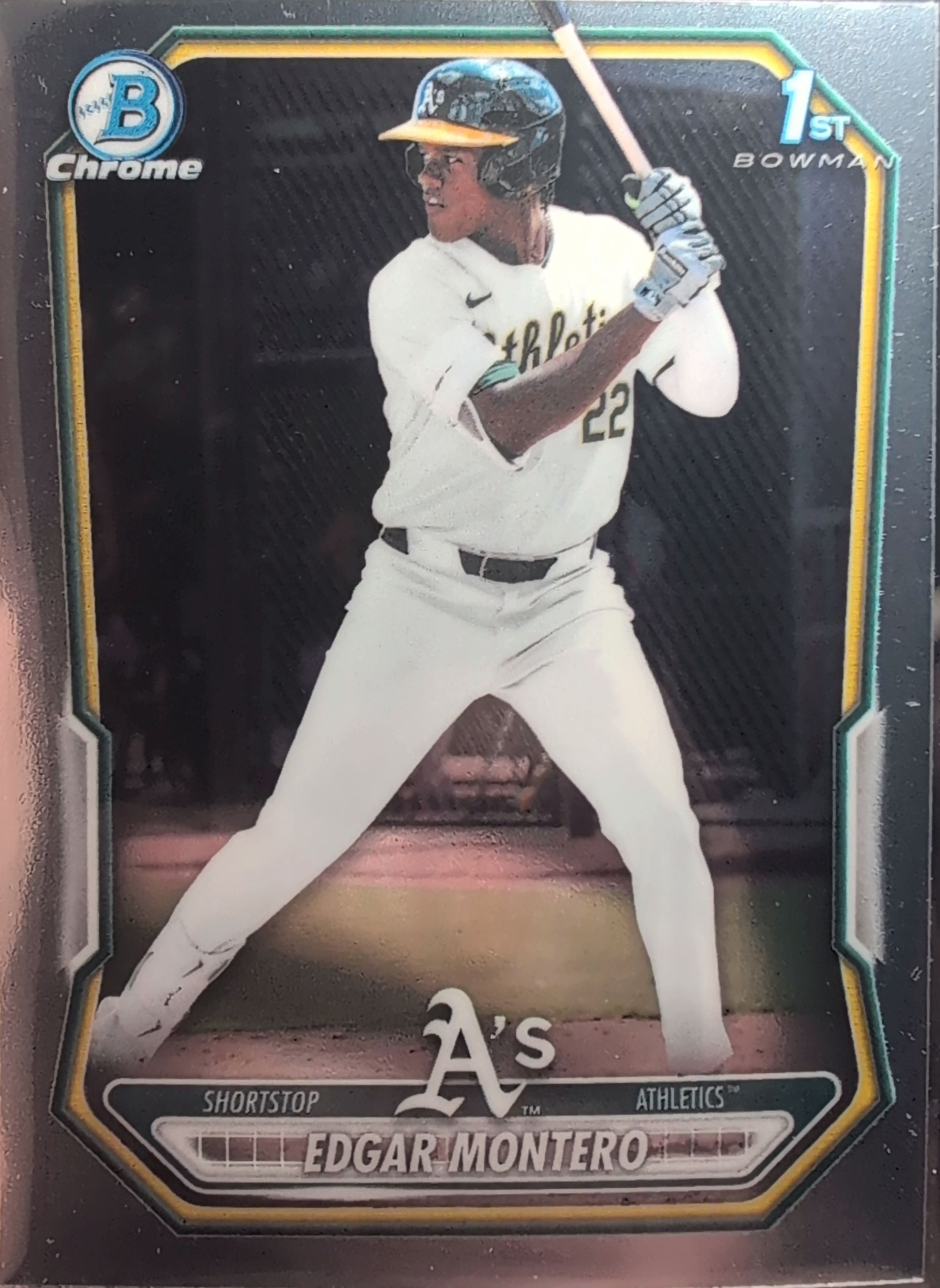 2026 Bowman Edgar Montero #BCP-139 Chrome Prospects Athletics front