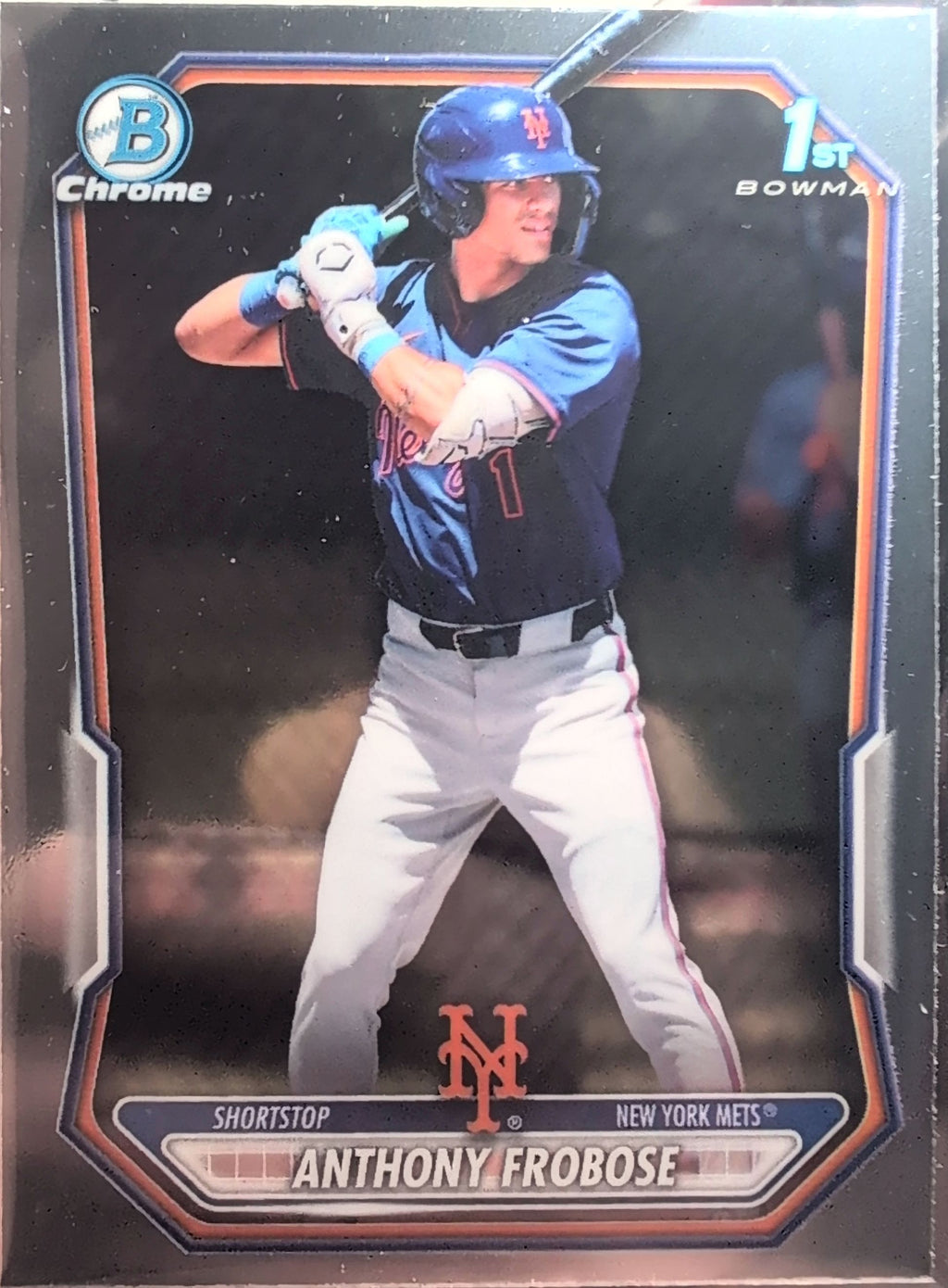 2026 Bowman Anthony Frobose #BCP-85 Chrome Prospects New York Mets front