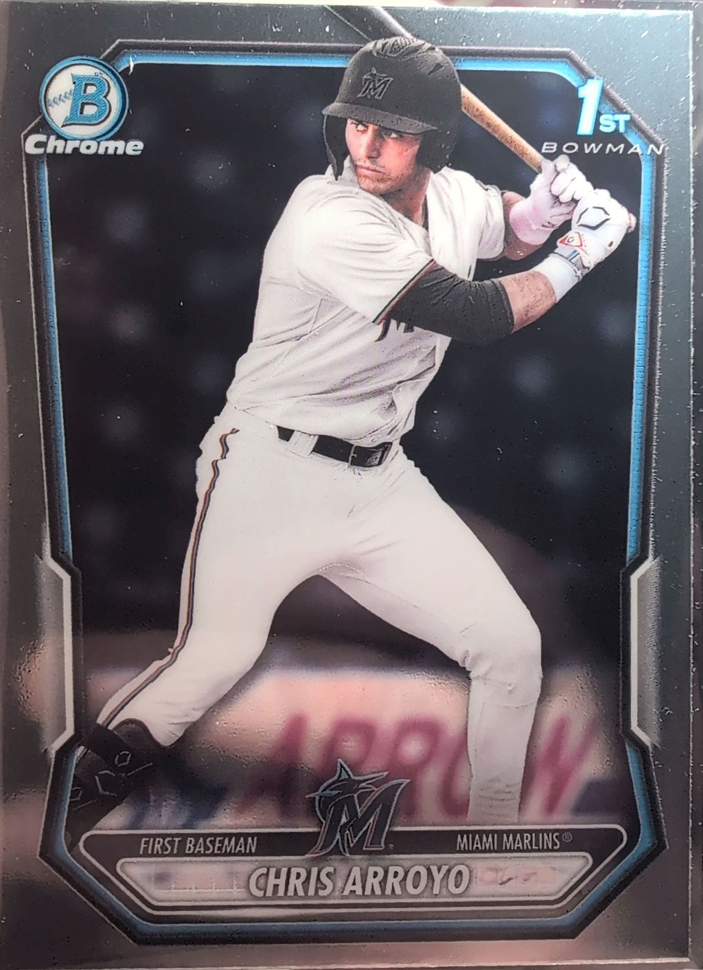 2026 Bowman Chris Arroyo #BCP-61 Chrome Prospects Miami Marlins front