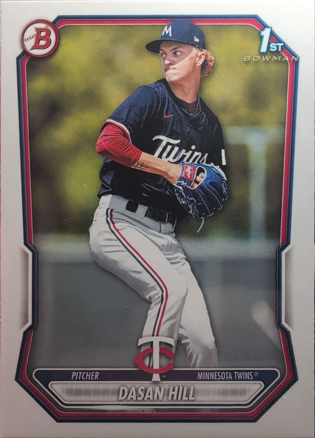 2026 Bowman Dasan Hill #BP-88 Prospects Minnesota Twins front