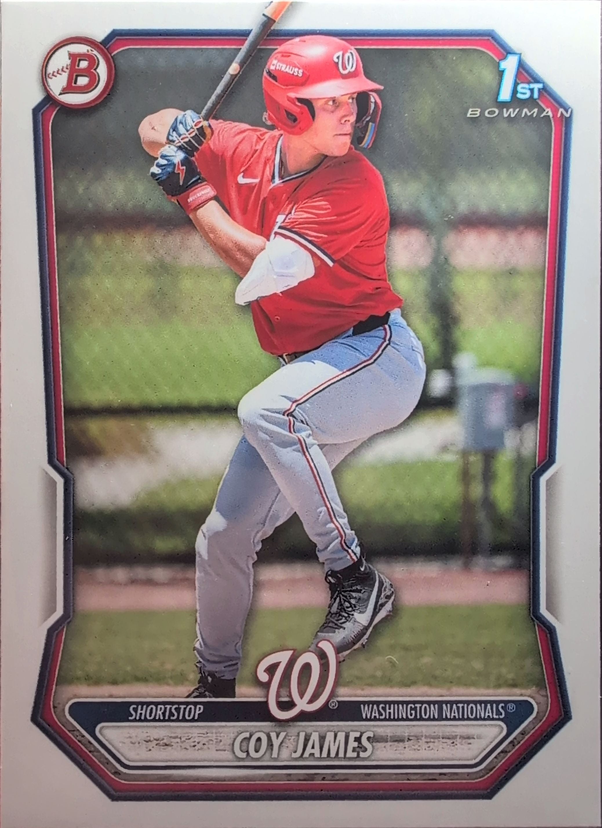 2026 Bowman Coy James #BP-33 Prospects Washington Nationals front
