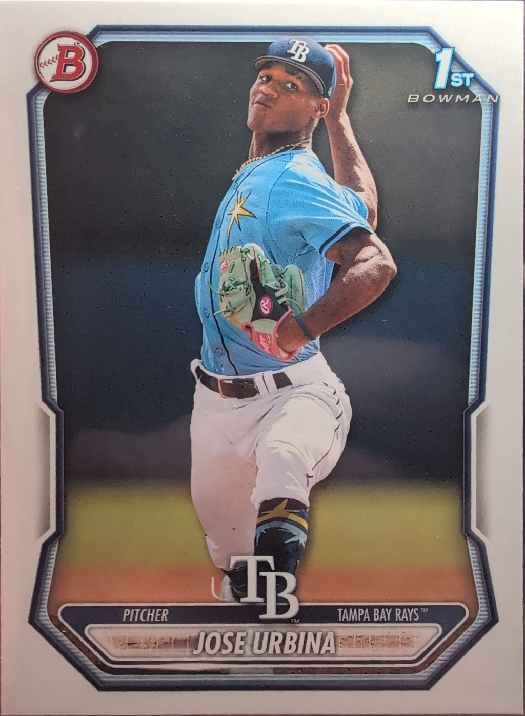 2026 Bowman Jose Urbina #BP-81 Prospects Tampa Bay Rays front