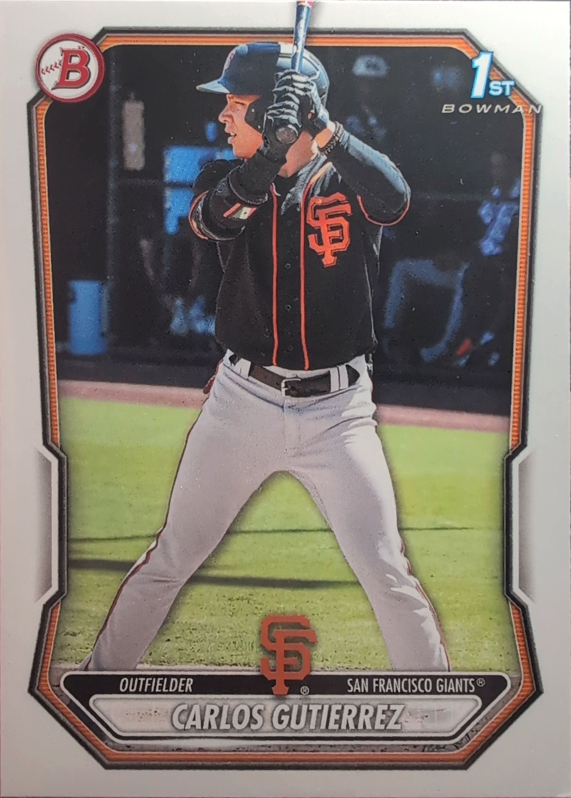 2026 Bowman Carlos Gutierrez #BP-14 Prospects San Francisco Giants front