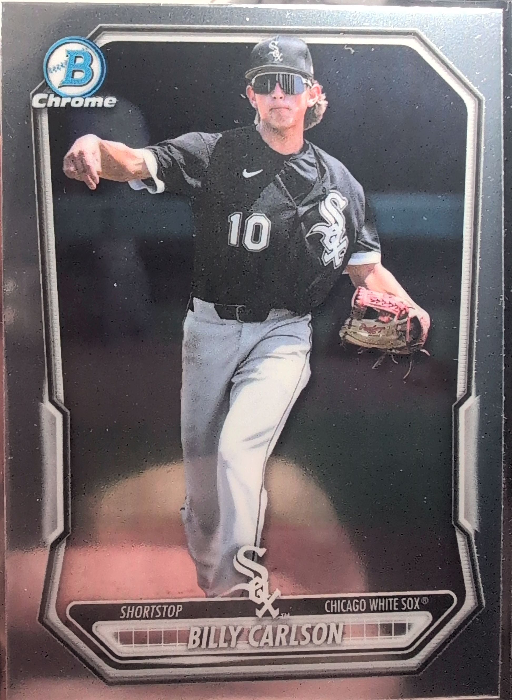 2026 Bowman Billy Carlson #BCP-44 Chrome Prospects Chicago White Sox front