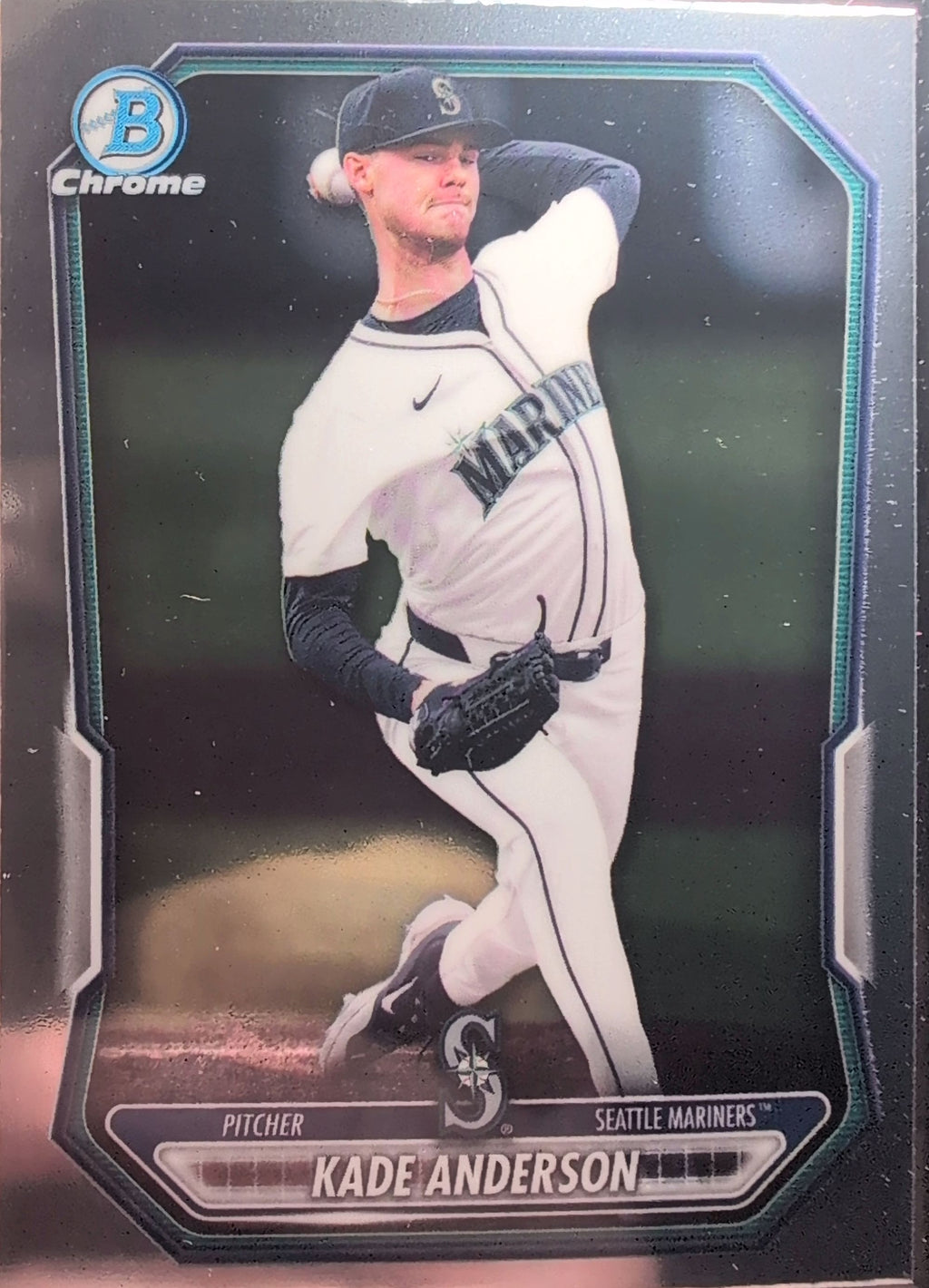 2026 Bowman Kade Anderson #BCP-19 Chrome Prospects Seattle Mariners front