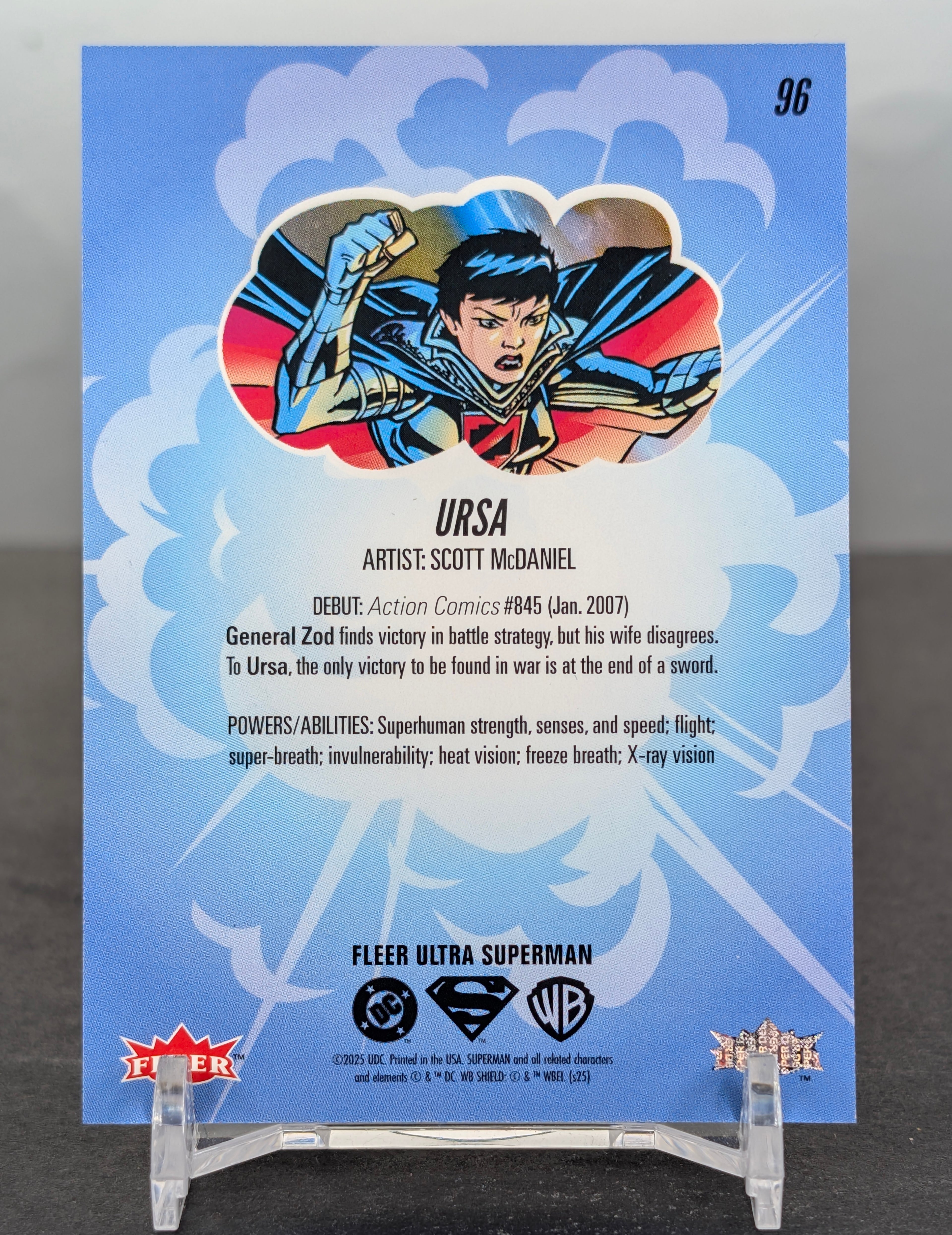 2026 Fleer Ultra Superman Ursa #96