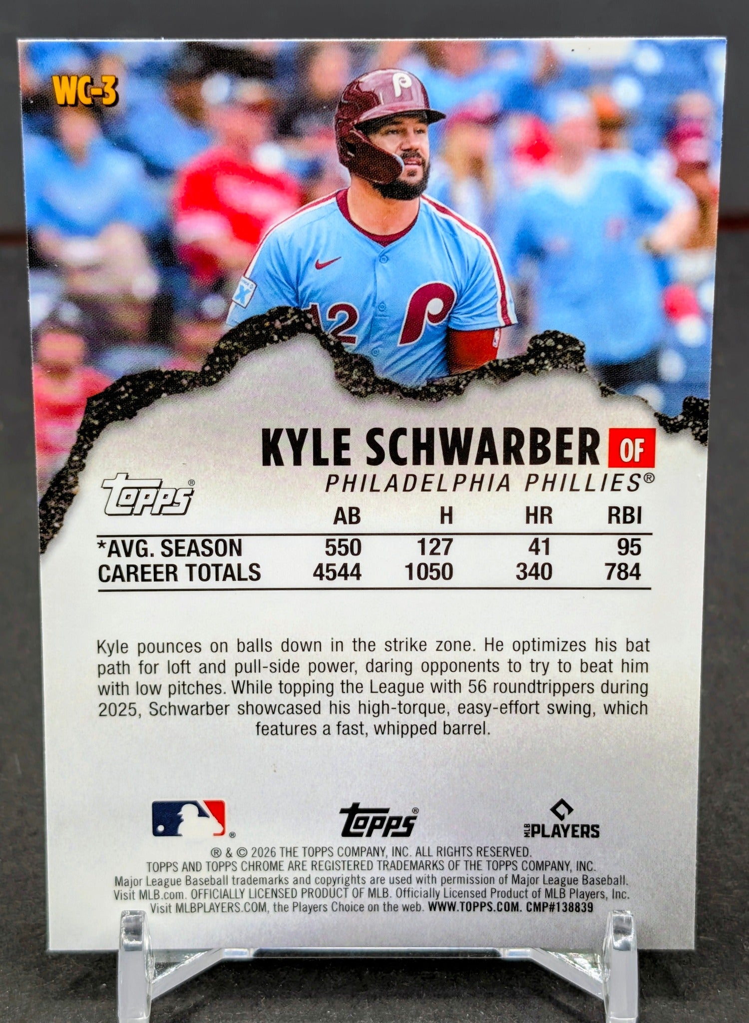 Kyle Schwarber 2026 Topps Chrome #WC-3 Wrecking Crew Philadelphia Phillies