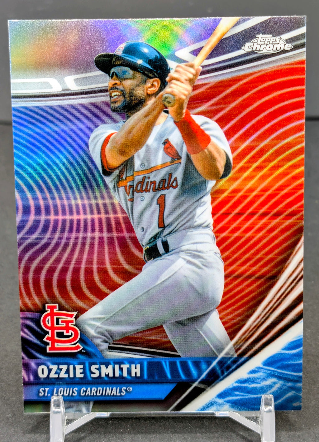 Ozzie Smith 2026 Topps Chrome #RVA-18 Chrome Rivals Away St. Louis Cardinals