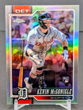 Kevin McGonigle 2026 Topps Chrome #16 Refractors Rookie Detroit Tigers