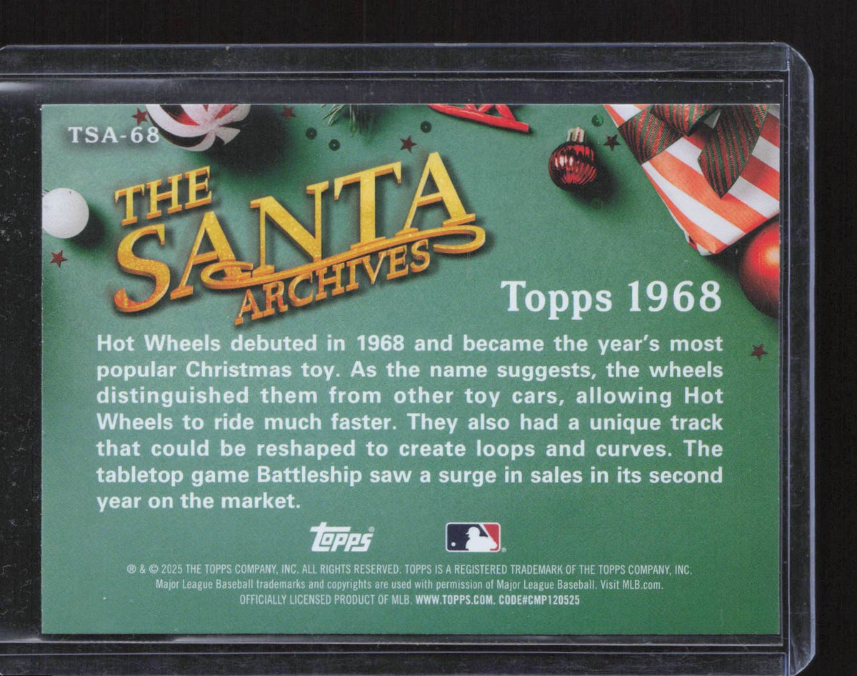 Santa Claus 2025 Topps Holiday #TSA-68 The Santa Archives Nrth Poles