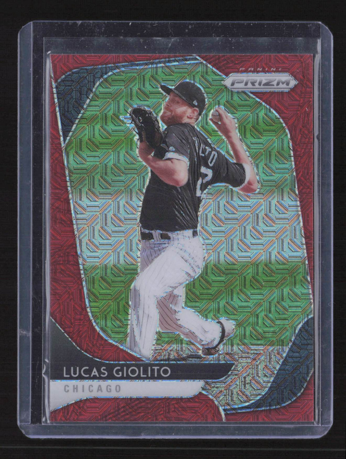 Lucas Giolito 2020 Panini Prizm #31 Red Mojo Prizm Chicago White Sox #/149
