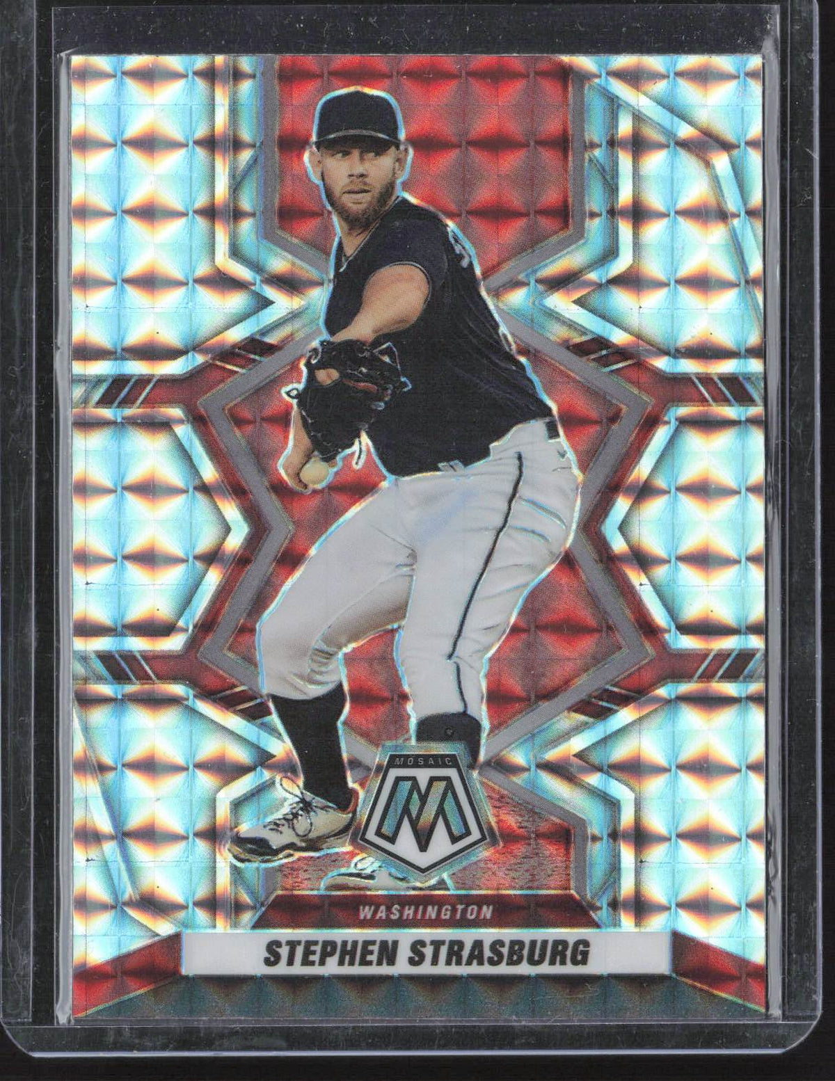 Stephen Strasburg 2022 Panini Mosaic #176 Mosaic Washington Nationals