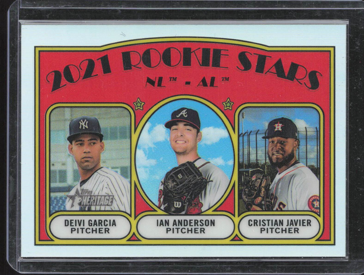 Ian Anderson/Deivi Garcia/Javier 2021 Heritage #320 Chrome Refractor /572