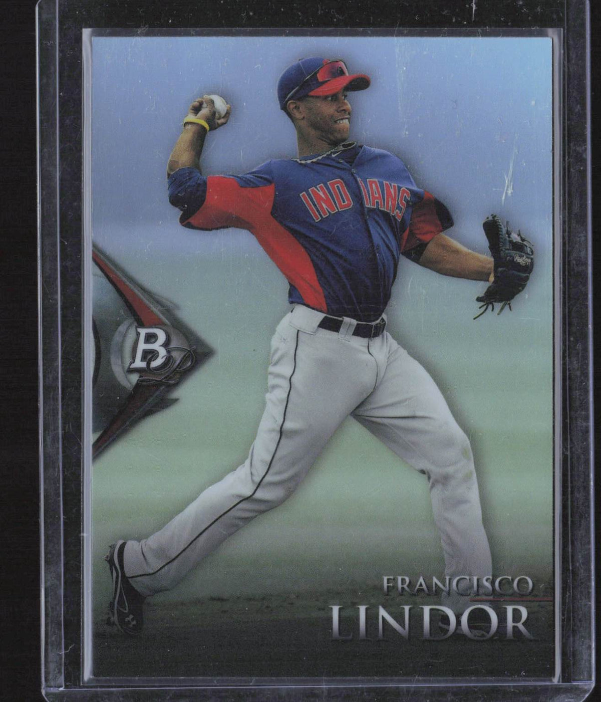 Francisco Lindor 2014 Bowman Platinum #BPCP1 Chrome Prospects Refractors