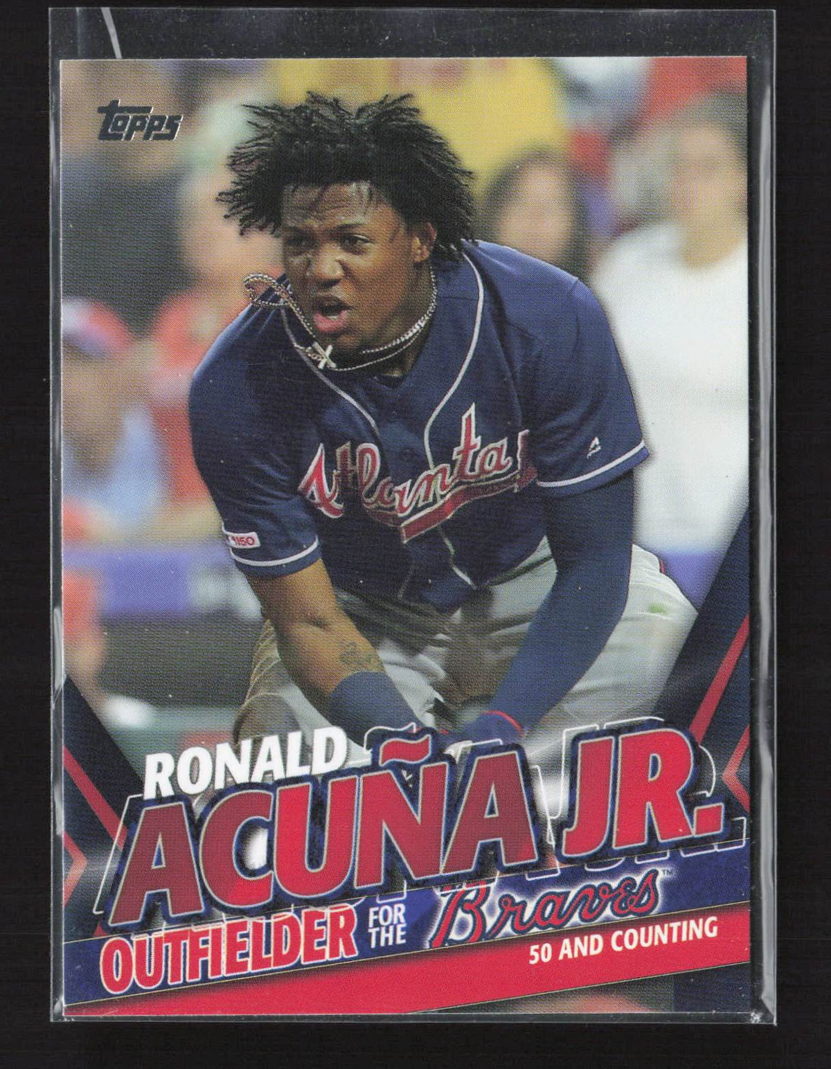 Ronald Acuña Jr. 2020 Topps Update #TRA-14 Ronald Acuna Jr. Highlights