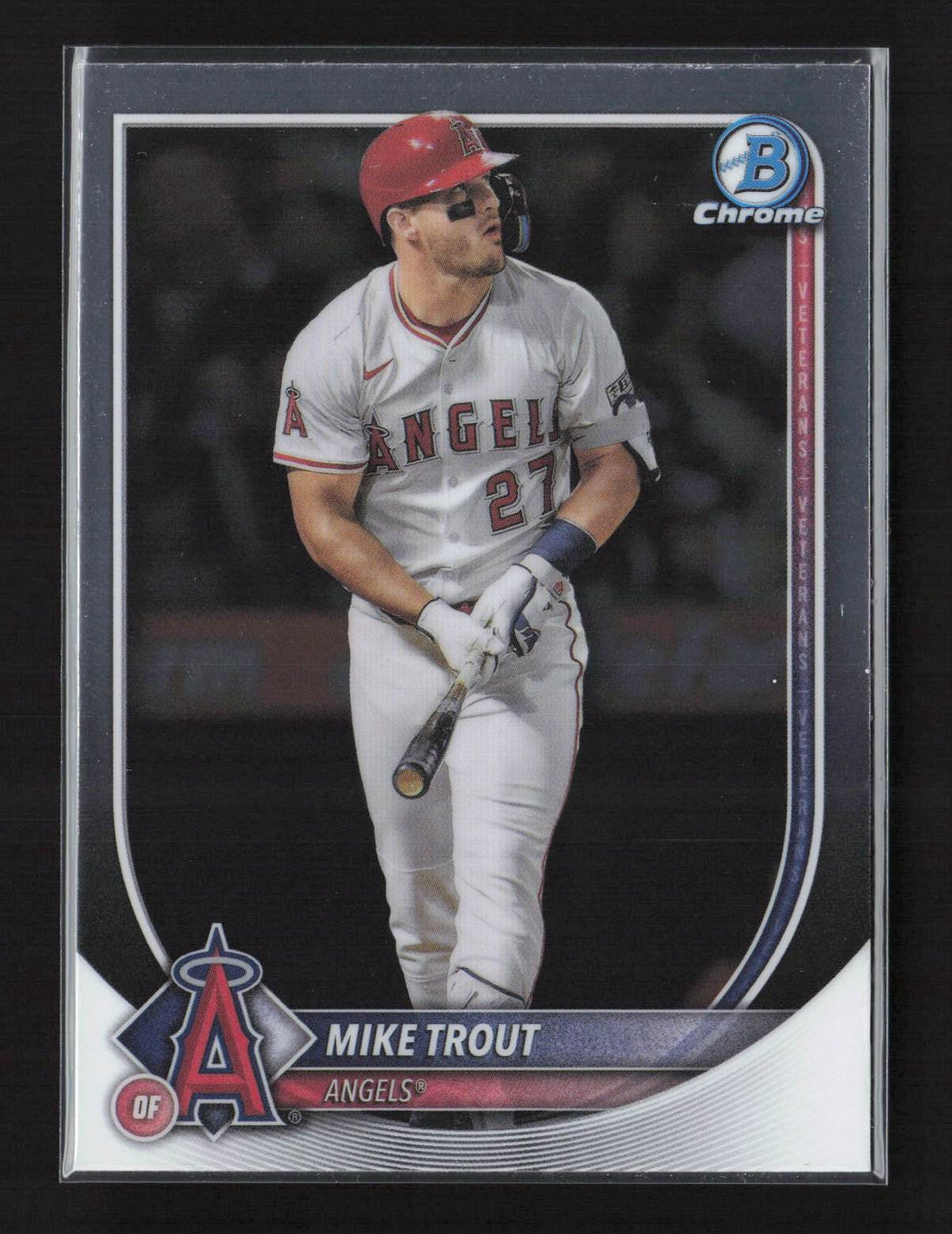 Mike Trout 2025 Bowman Chrome #27 Los Angeles Angels