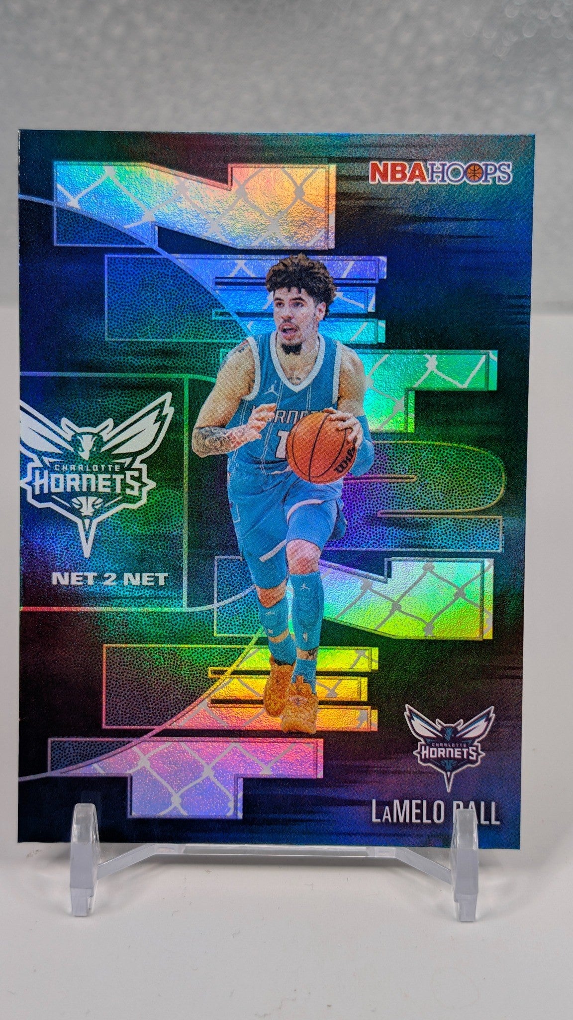LaMelo Ball 2025-26 Hoops #NTN-3 Net 2 Net Charlotte Hornets