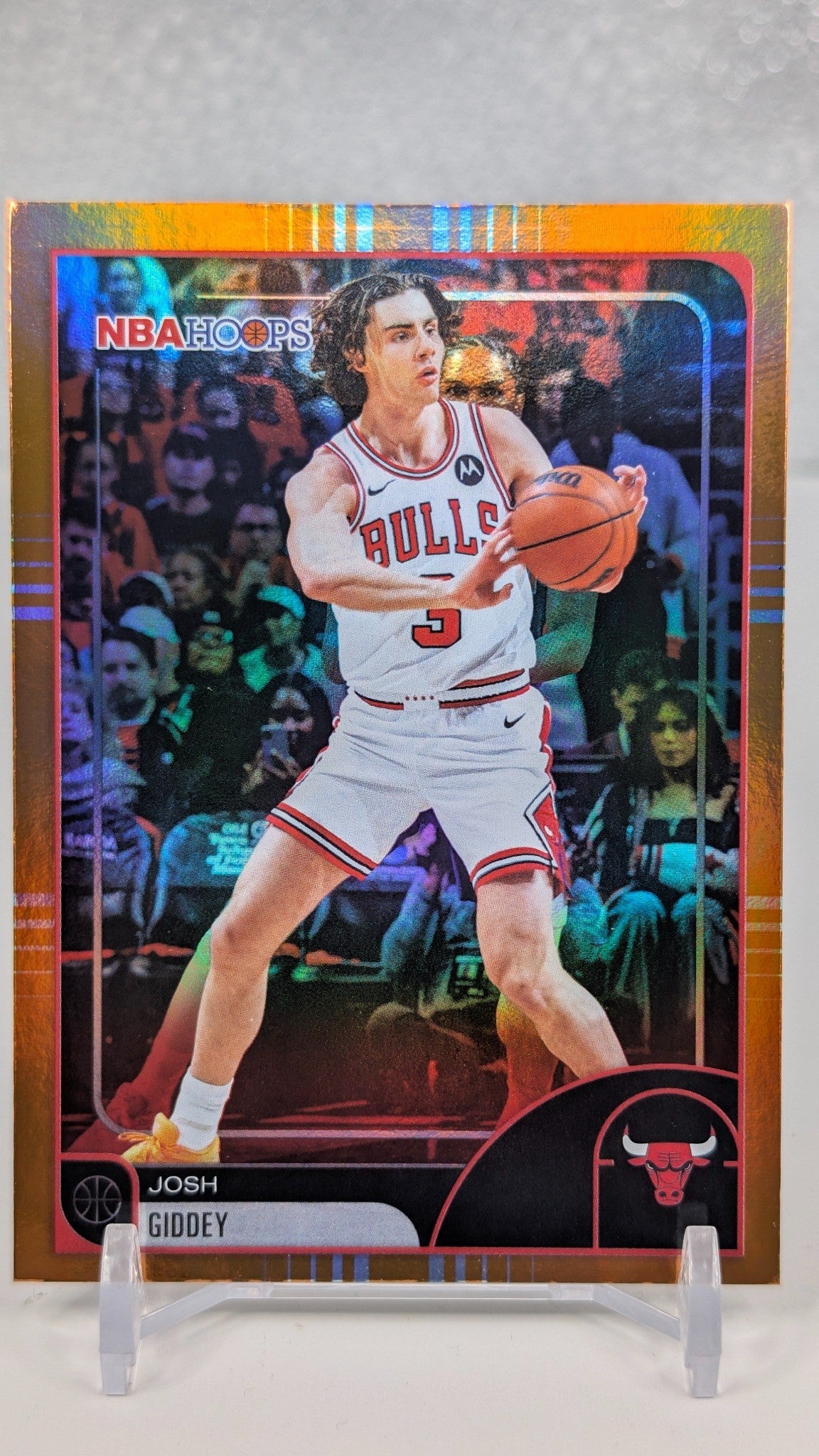 Josh Giddey 2025-26 Hoops #49 Orange Hoops Chicago Bulls