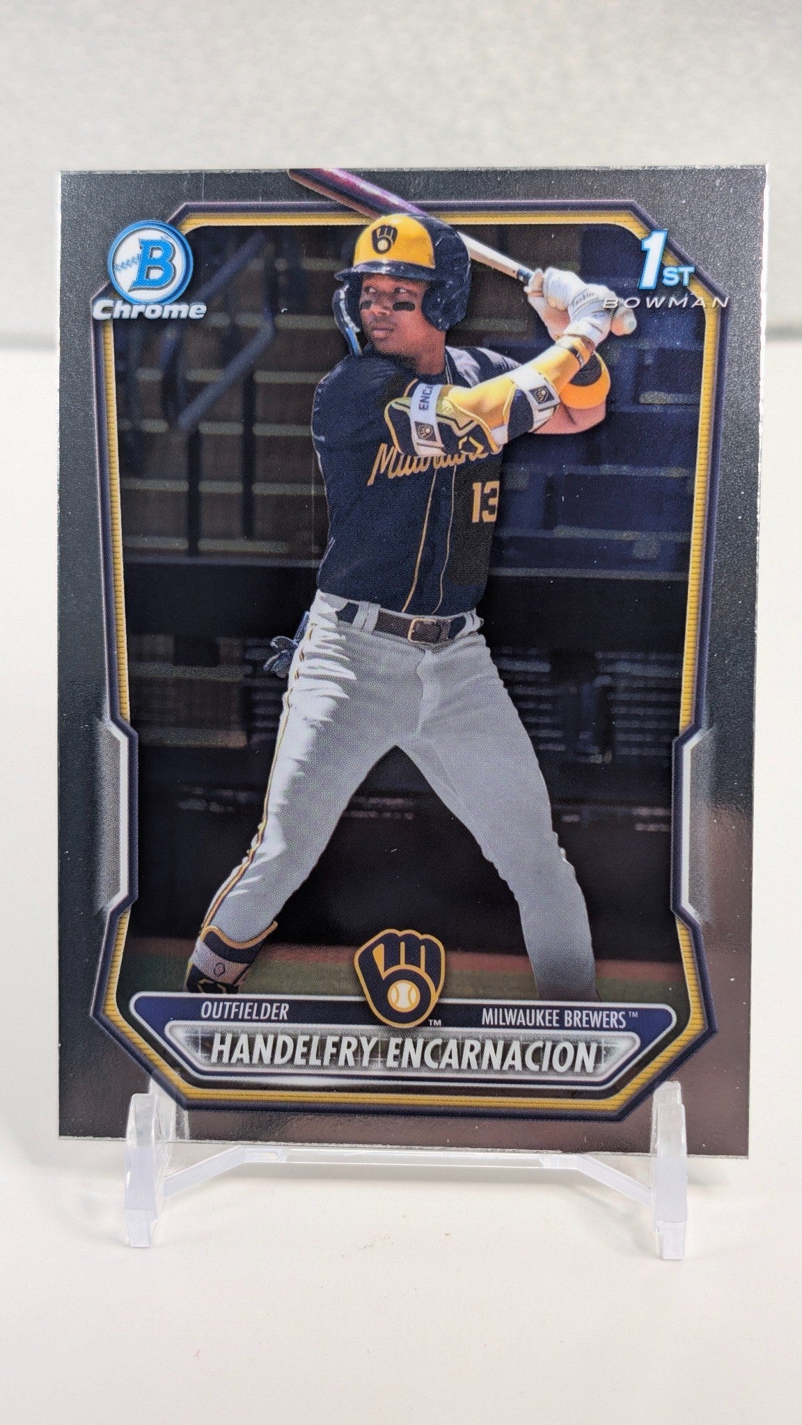 Handelfry Encarnacion 2026 Bowman #BCP-47 Chrome Prospects Milwaukee Brewers