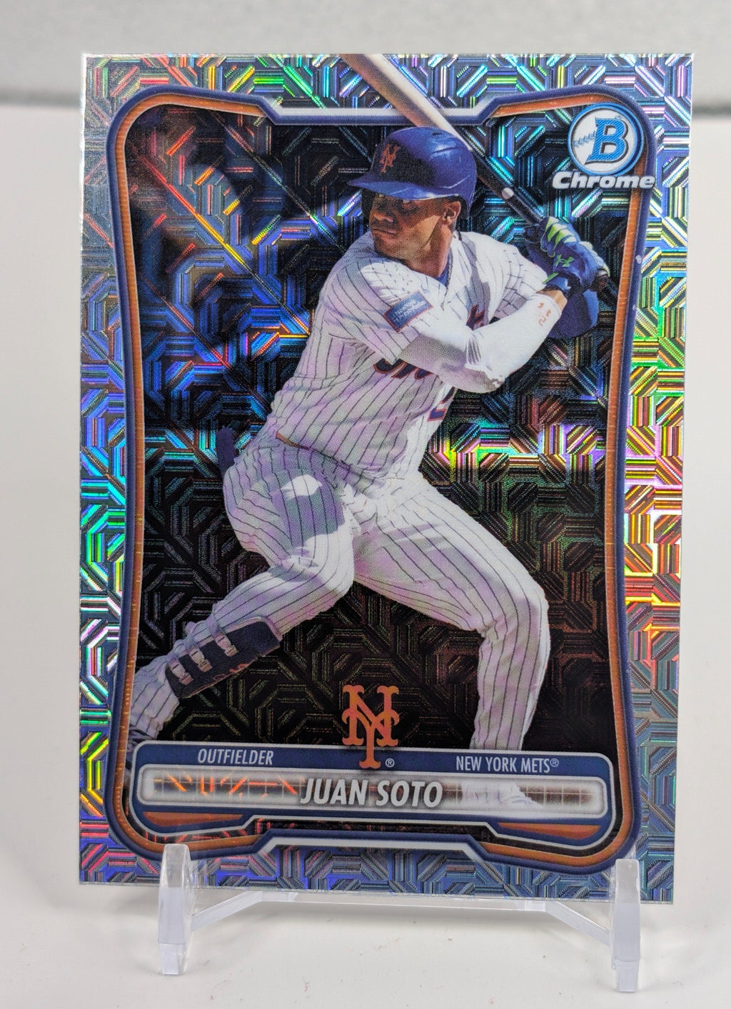 2026 Bowman Juan Soto #97 Chrome Mojo Refractors New York Mets
