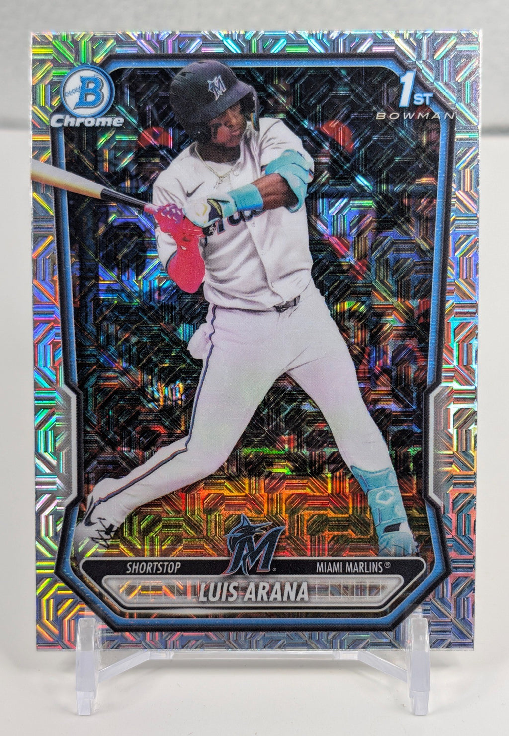 2026 Bowman Luis Arana #BCP-72 Chrome Prospects Mojo Refractor Miami Marlins