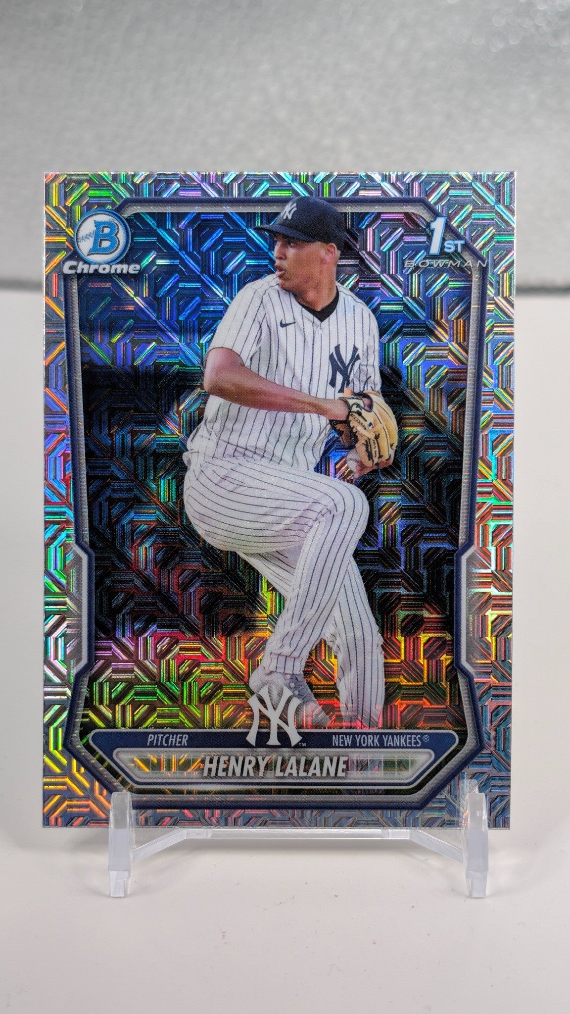 2026 Bowman Henry Lalane #BCP-104 Chrome Prospects Mojo Refractor New York Yankees
