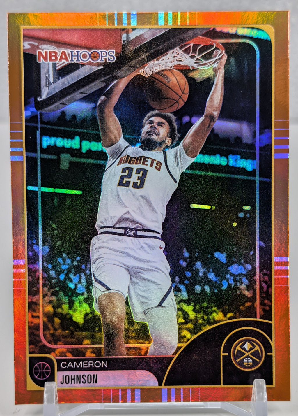 2025-26 Hoops Cameron Johnson #235 Orange Hoops Denver Nuggets